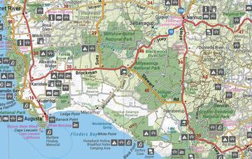 Carte routière - Australie Occidentale (Sud-Ouest) | Hema Maps carte pliée Hema Maps 