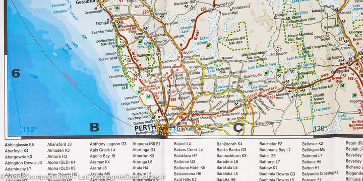 Carte routière de l'Australie | Reise Know How - La Compagnie des Cartes
