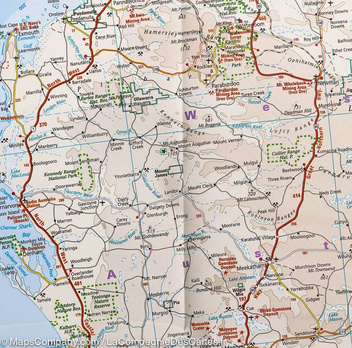 Carte routière de l'Australie | Reise Know How - La Compagnie des Cartes