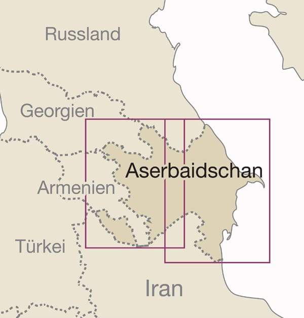 Carte routière - Azerbaijan | Reise Know How carte routière Reise Know-How