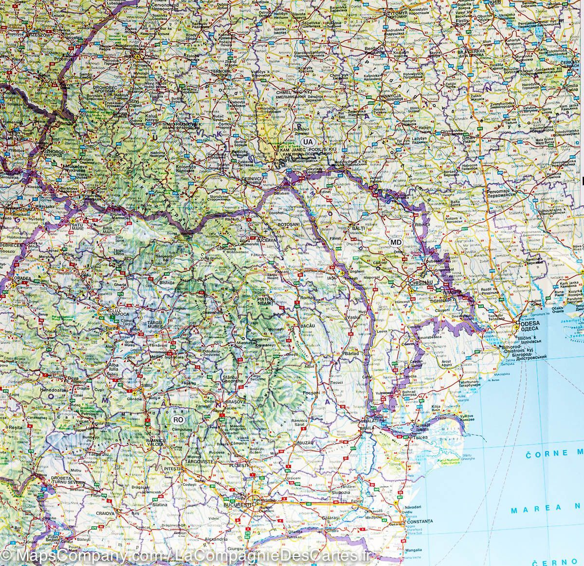 Carte routière - Balkans & Europe du sud-est | Freytag & Berndt carte routière Freytag & Berndt