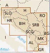 Carte routière - Balkans occidentaux | Reise Know How carte routière Reise Know-How