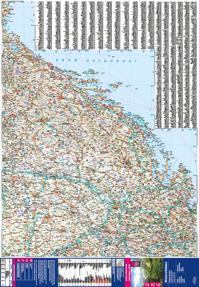 Carte routière - Balkans occidentaux | Reise Know How carte routière Reise Know-How