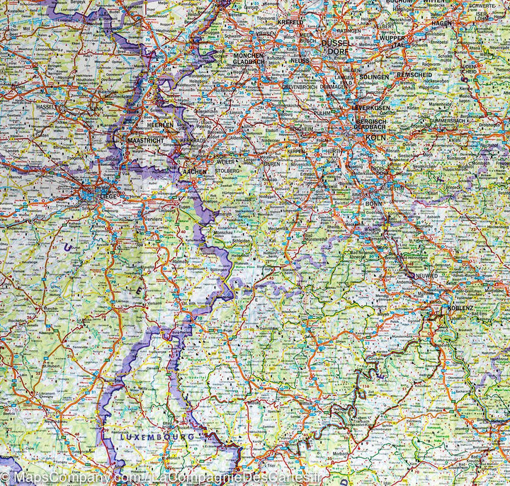 Carte routière - Benelux | Freytag & Berndt carte pliée Freytag & Berndt 
