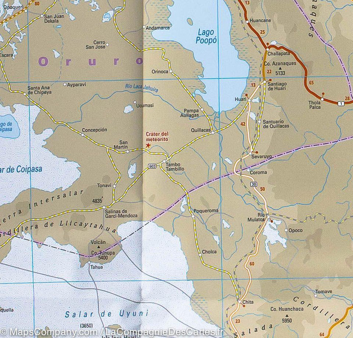 Carte routière - Bolivie | Reise Know How carte pliée Reise Know-How 