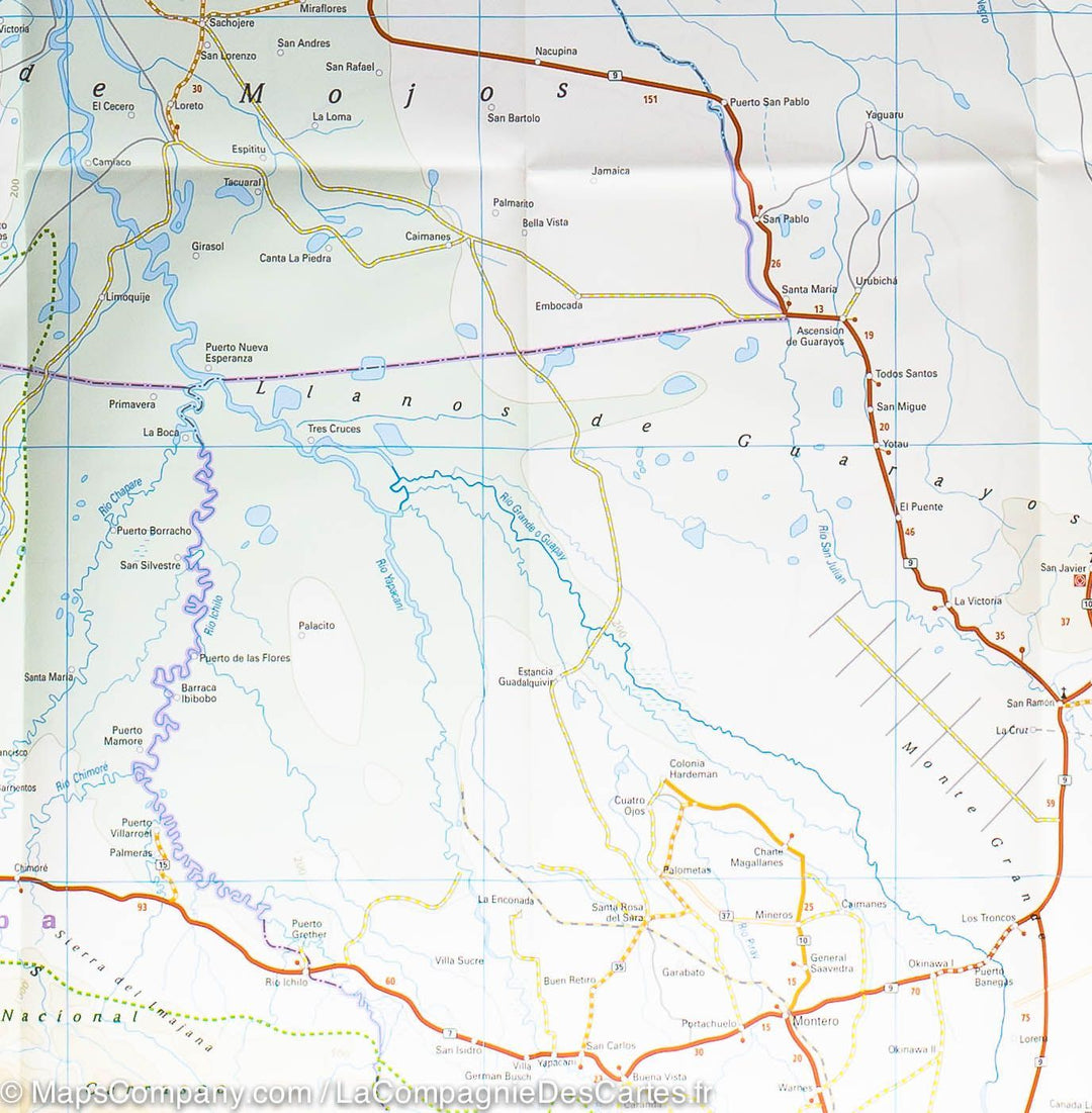 Carte routière - Bolivie | Reise Know How carte pliée Reise Know-How 