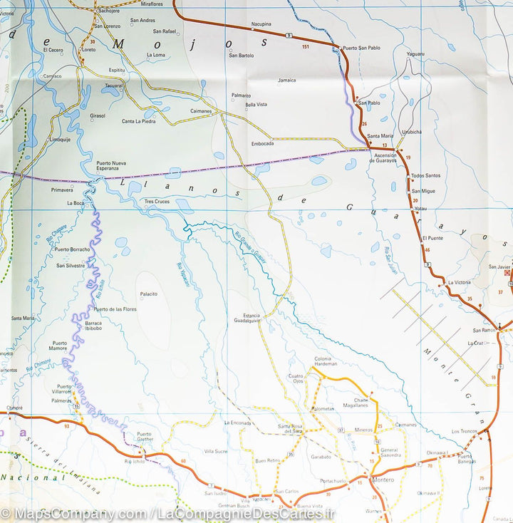 Carte routière - Bolivie | Reise Know How carte pliée Reise Know-How 