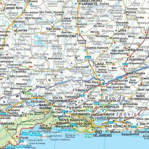 Carte routière - Brésil | Freytag & Berndt carte routière Freytag & Berndt