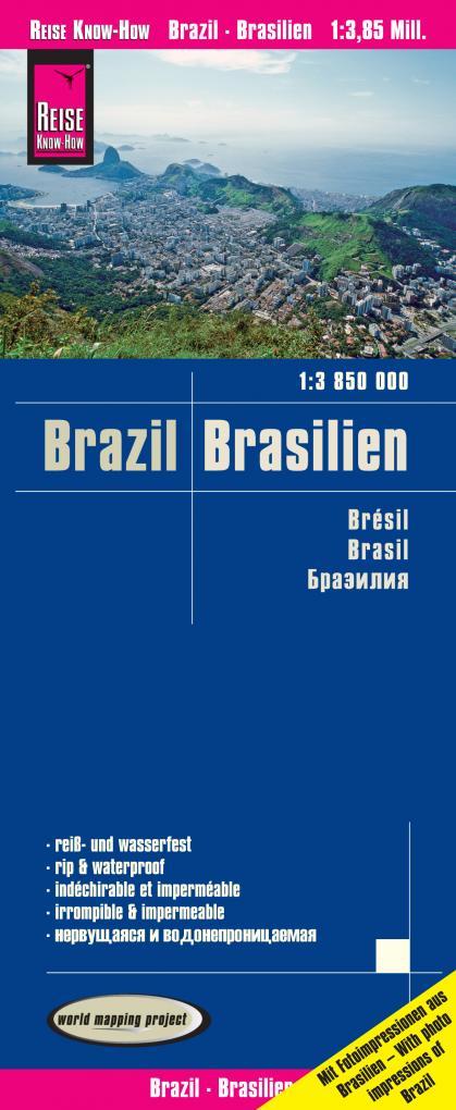 Carte routière - Brésil | Reise Know How carte routière Reise Know-How