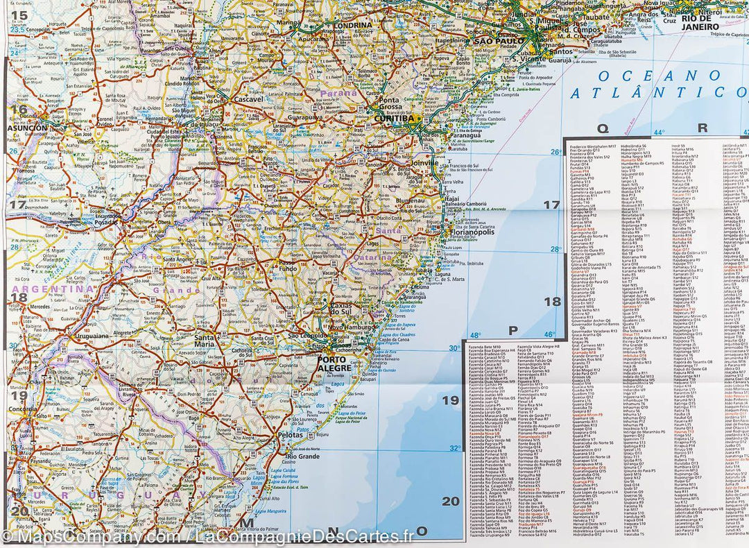 Carte routière - Brésil | Reise Know How carte pliée Reise Know-How 