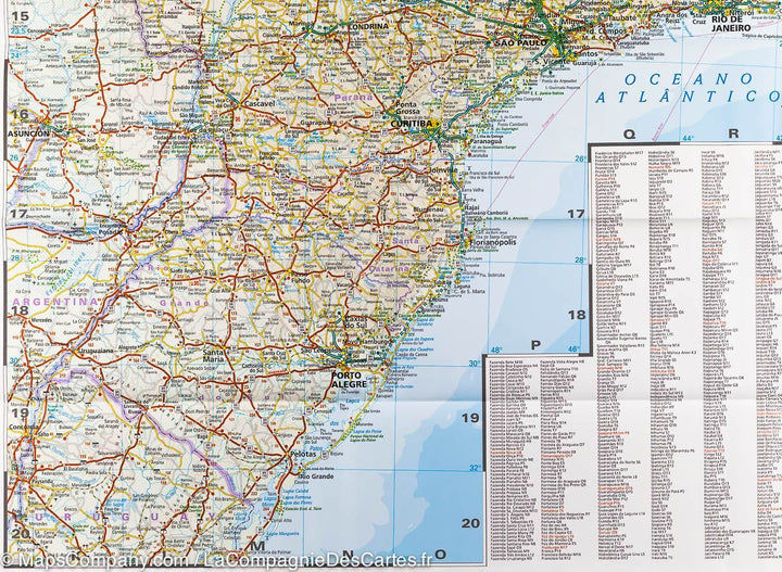 Carte routière - Brésil | Reise Know How carte pliée Reise Know-How 
