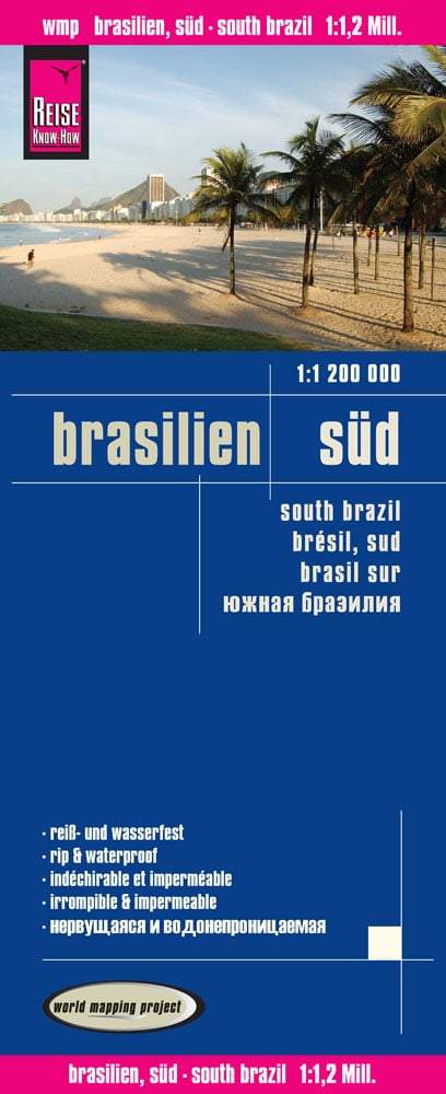 Carte routière - Brésil Sud | Reise Know How carte pliée Reise Know-How 