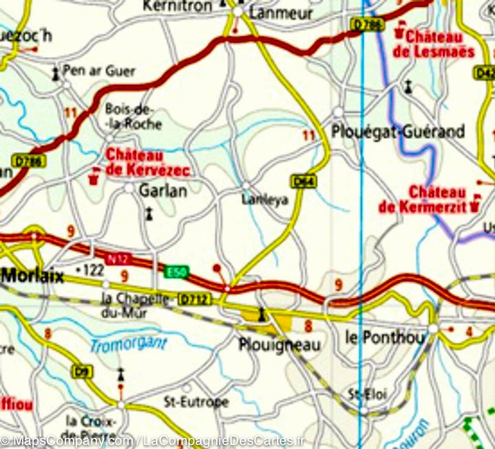 Carte routière - Bretagne | Reise Know How carte routière Reise Know-How