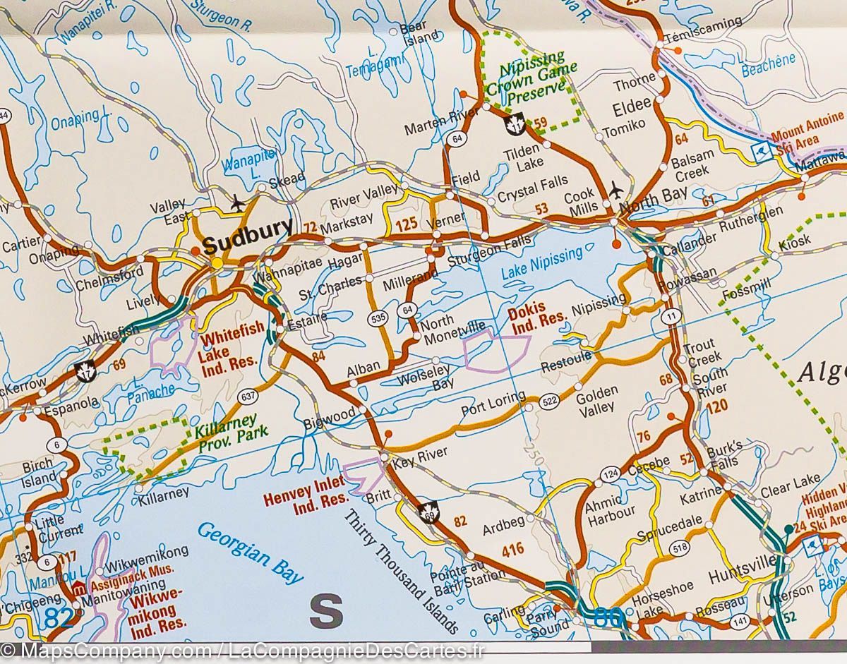 Carte routière - Canada central | Reise Know How carte routière Reise Know-How