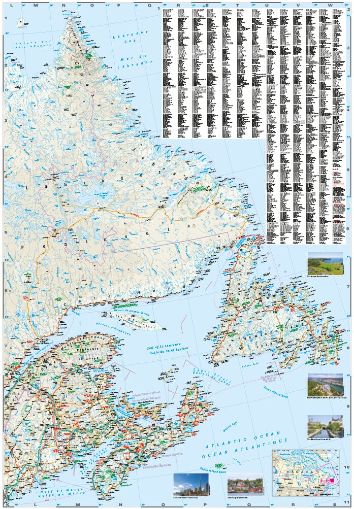 Carte routière - Canada Est | Reise Know How carte routière Reise Know-How