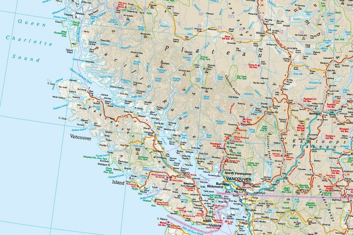 Carte routière - Canada Ouest | Reise Know How carte pliée Reise Know-How 