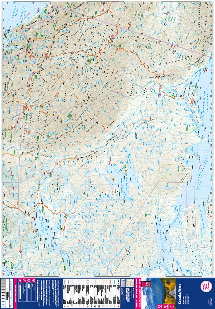 Carte routière - Canada Ouest | Reise Know How carte pliée Reise Know-How 
