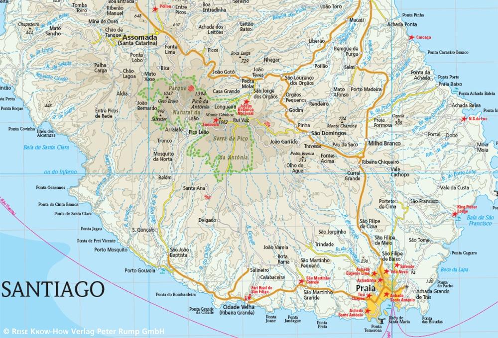 Carte routière - Cap-Vert | Reise Know How carte pliée Reise Know-How 