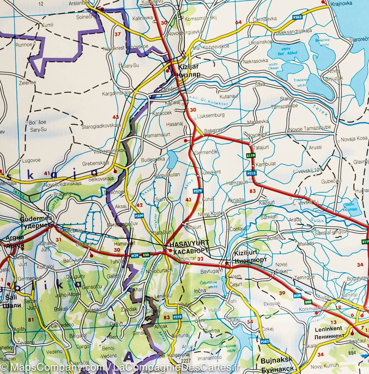 Carte routière - Caucase (Arménie, Géorgie & Azerbaijan) | Freytag & Berndt carte routière Freytag & Berndt