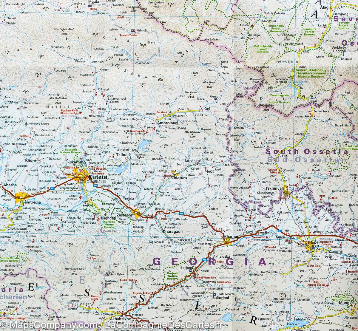 Carte routière - Caucase | Reise Know How carte routière Reise Know-How