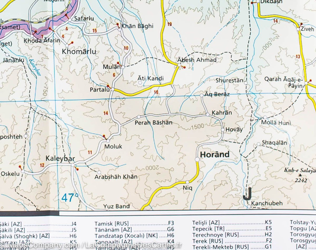 Carte routière - Caucase | Reise Know How carte pliée Reise Know-How 