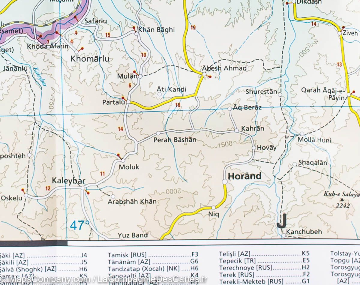 Carte routière - Caucase | Reise Know How carte routière Reise Know-How