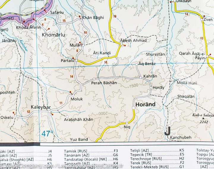 Carte routière - Caucase | Reise Know How carte pliée Reise Know-How 