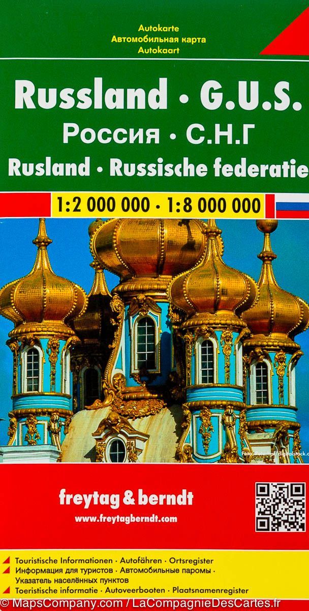 Carte routière - CEI & Europe de l’Est | Freytag & Berndt carte routière Freytag & Berndt