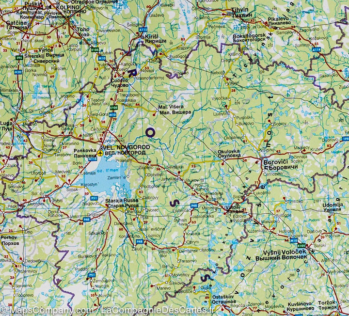 Carte routière - CEI & Europe de l’Est | Freytag & Berndt carte pliée Freytag & Berndt 