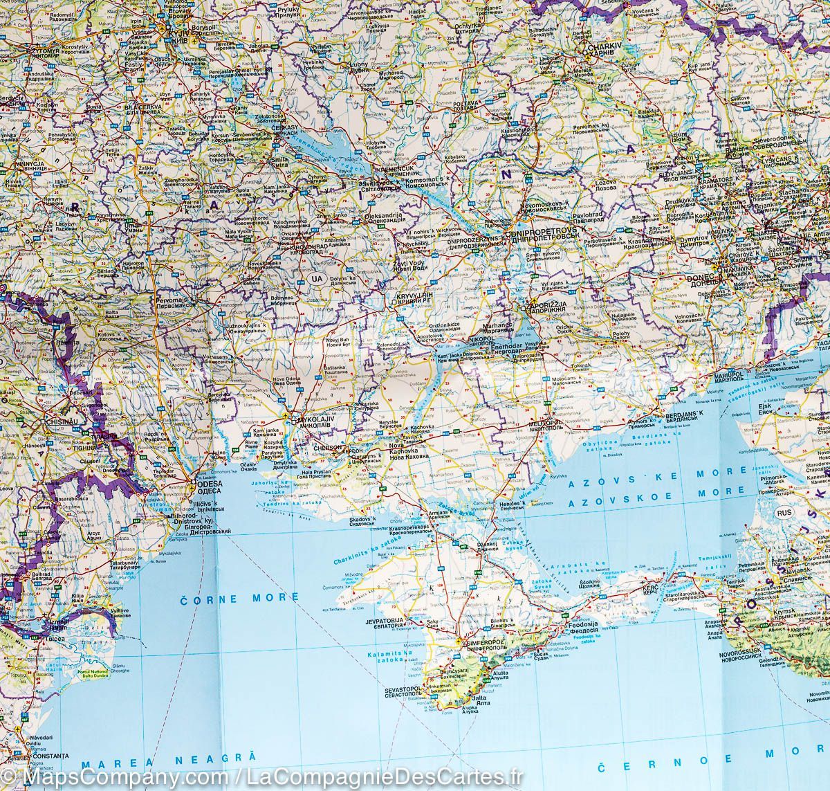 Carte routière - CEI & Europe de l’Est | Freytag & Berndt carte routière Freytag & Berndt