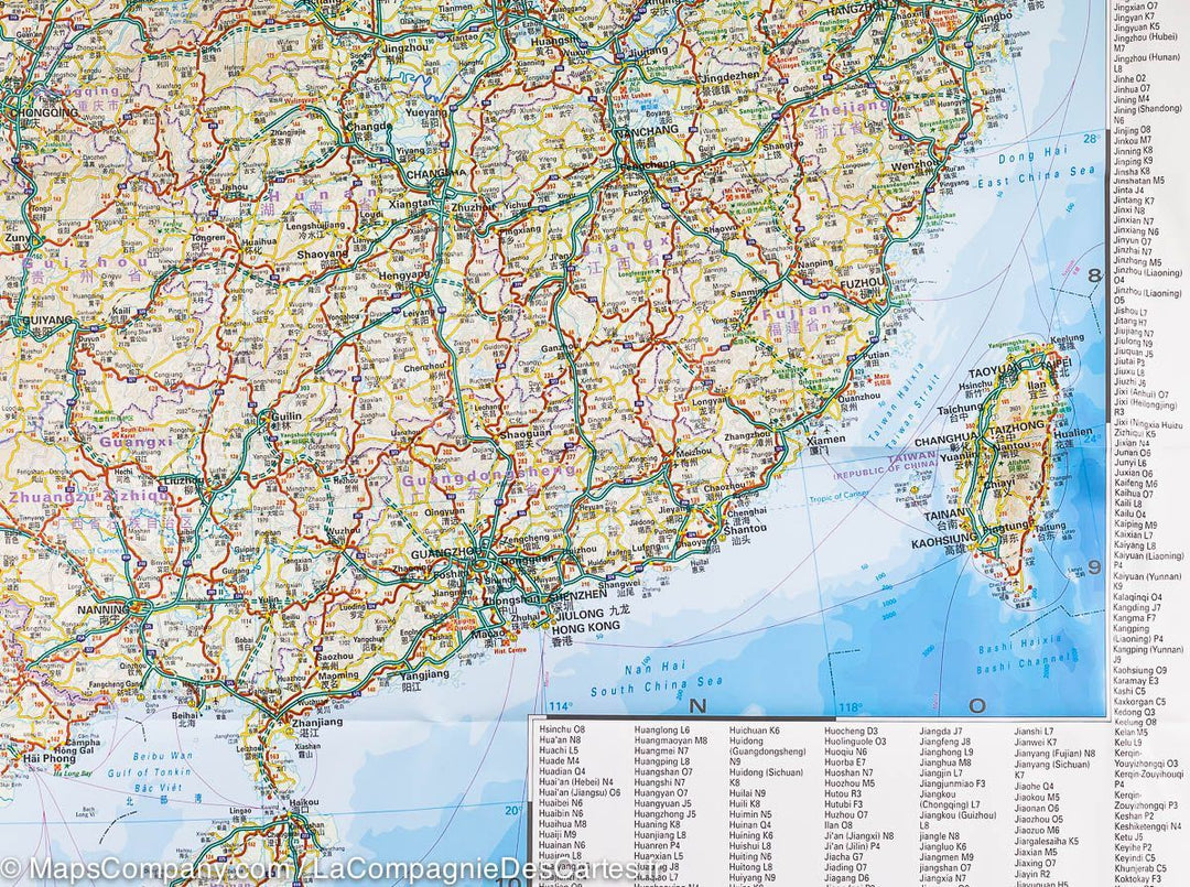 Carte routière - Chine | Reise Know How carte pliée Reise Know-How 