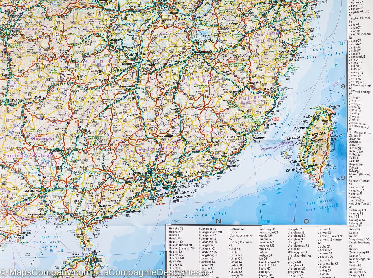 Carte routière - Chine | Reise Know How carte routière Reise Know-How