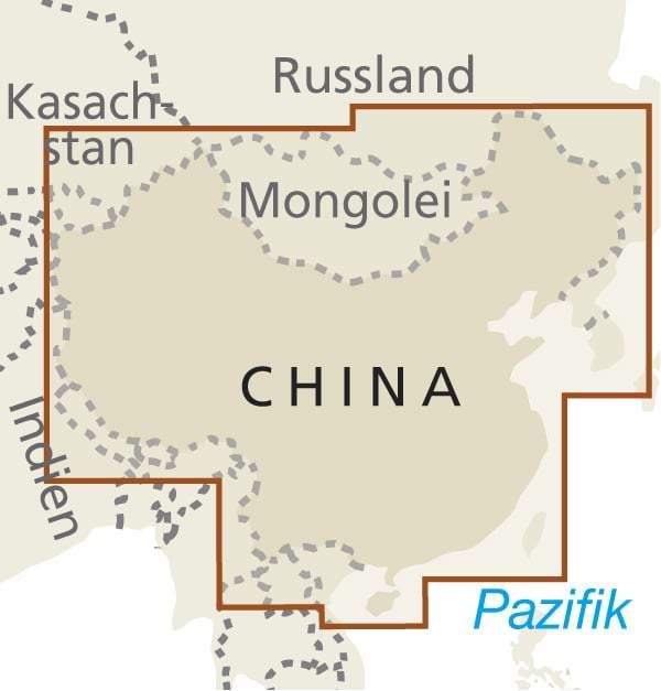 Carte routière - Chine | Reise Know How carte pliée Reise Know-How 