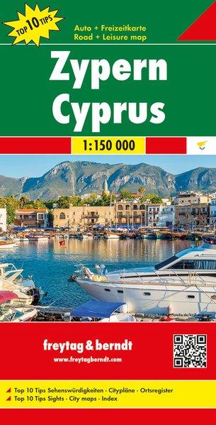 Carte routière - Chypre | Freytag & Berndt carte pliée Freytag & Berndt 