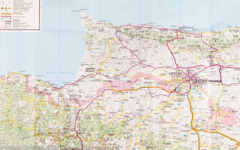 Carte routière - Chypre | IGN carte routière IGN