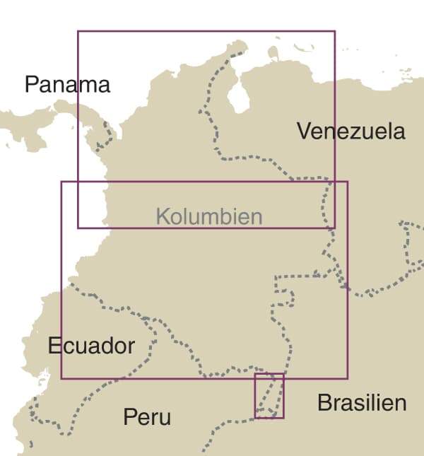 Carte routière - Colombie | Reise Know How carte pliée Reise Know-How 