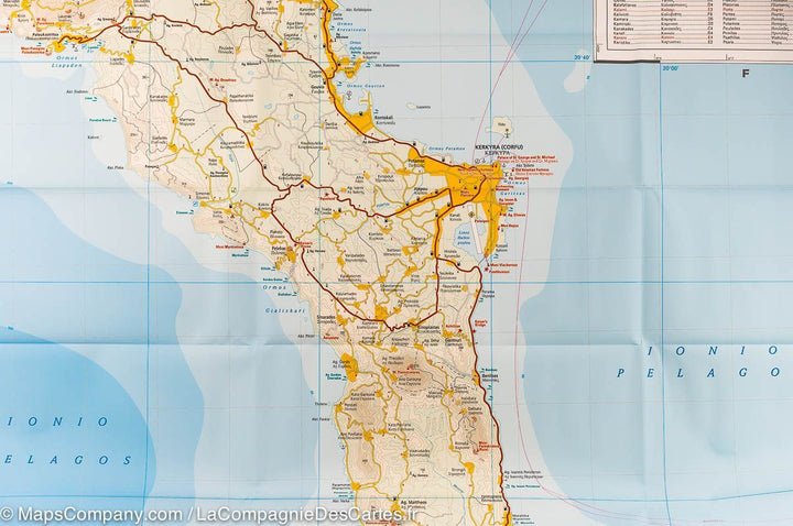 Carte routière - Corfou (Grèce) | Reise Know How carte pliée Reise Know-How 