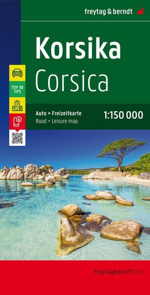 Carte routière - Corse | Freytag & Berndt carte pliée Freytag & Berndt 