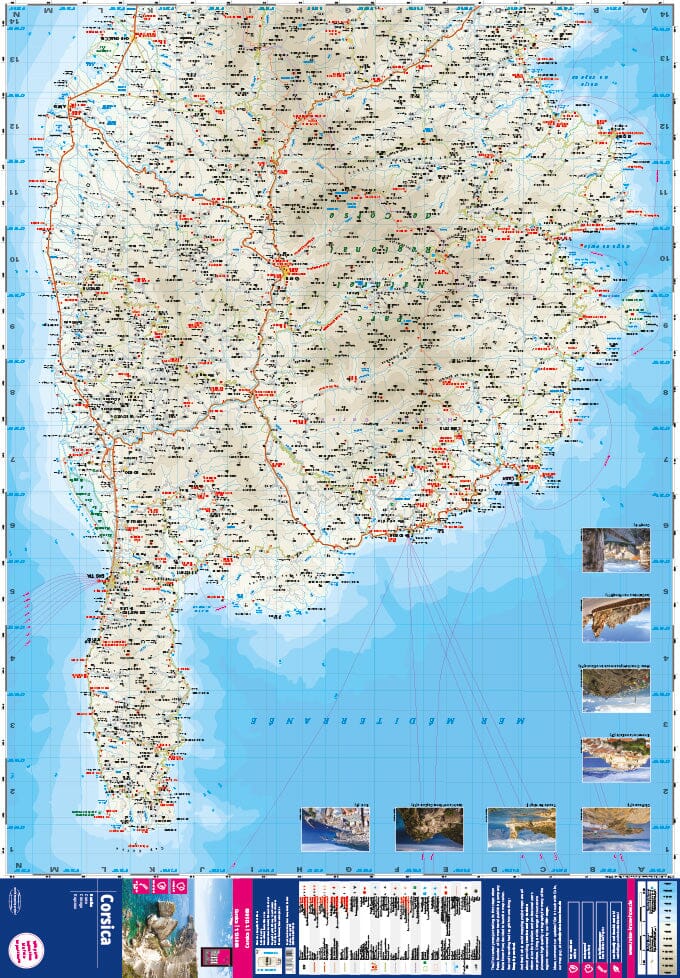 Carte routière - Corse | Reise Know How carte pliée Reise Know-How 
