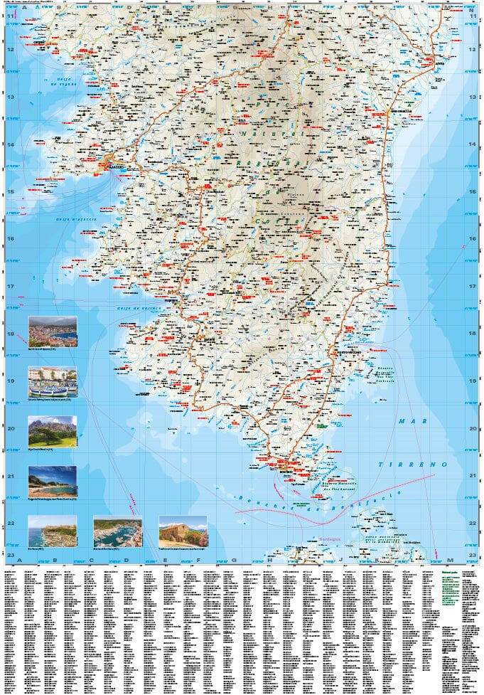 Carte routière - Corse | Reise Know How carte routière Reise Know-How