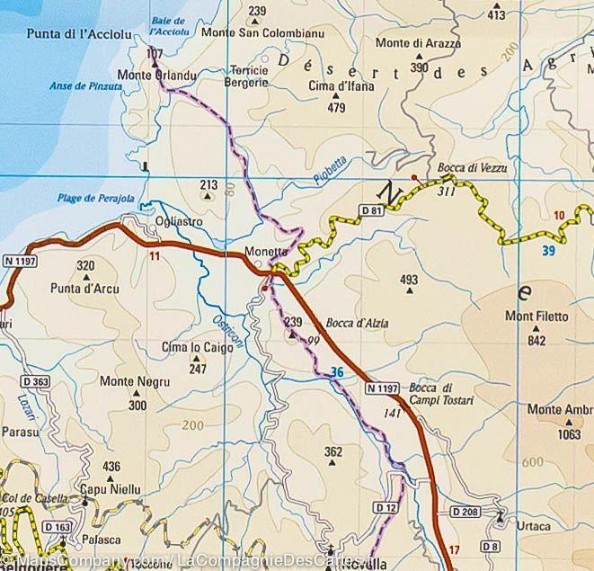 Carte routière - Corse | Reise Know How carte pliée Reise Know-How 