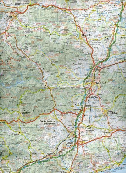 Carte routière - Costa Brava, Barcelone | Kümmerly & Frey carte routière Kümmerly & Frey