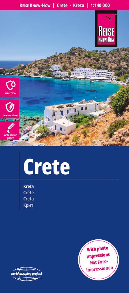 Carte routière - Crète (Grèce) | Reise Know How carte routière Reise Know-How