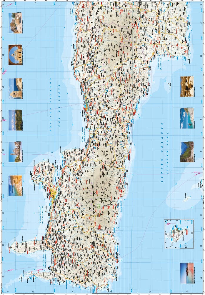 Carte routière - Crète (Grèce) | Reise Know How carte routière Reise Know-How