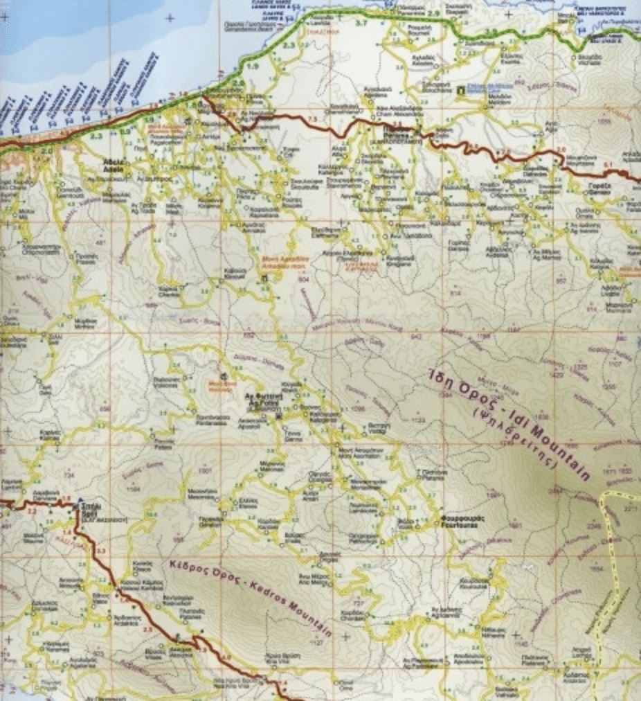 Carte routière - Crète - n° 57 | Orama carte routière Orama