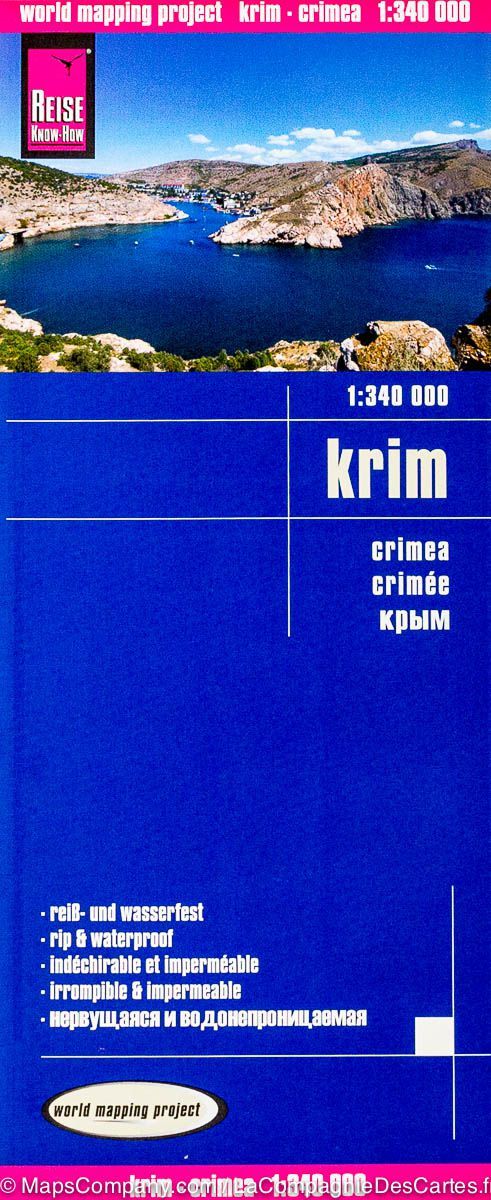Carte routière - Crimée | Reise Know How carte routière Reise Know-How
