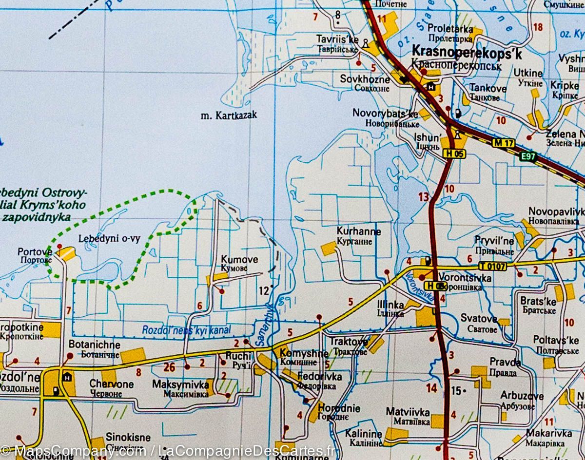 Carte routière - Crimée | Reise Know How carte routière Reise Know-How