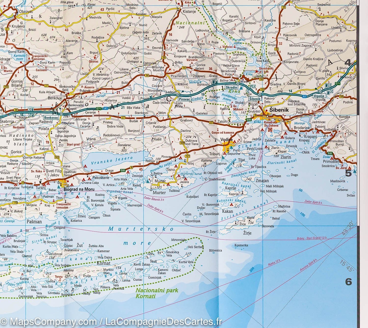 Carte routière - Croatie | Reise Know How carte routière Reise Know-How