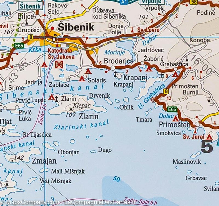 Carte routière - Croatie | Reise Know How carte pliée Reise Know-How 