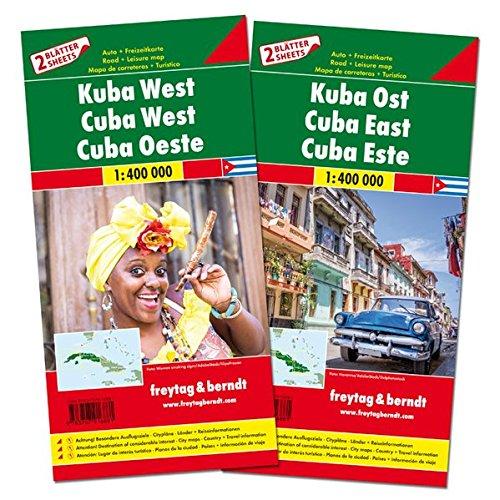 Carte routière - Cuba Est & Ouest | Freytag & Berndt carte routière Freytag & Berndt